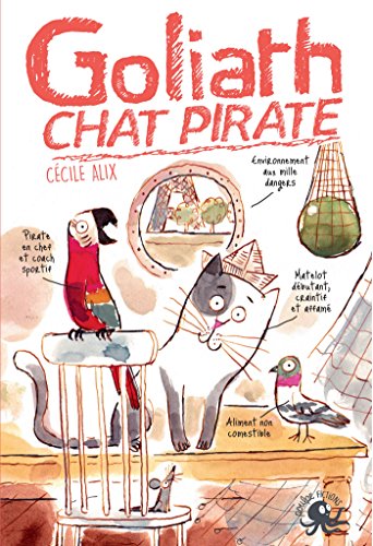 Atelier lecture Jeunesse selection livres pour plonger dans les profondeurs de l oceans Goliath chat pirate Cecile Alix